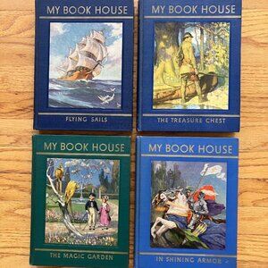 Vintage Children's Books "My Book House" Series, Classic Literature, 1937